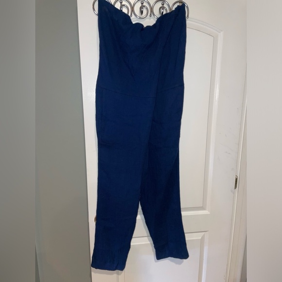 New! A Detacher Orinoco Cotton Gauze Jumpsuit in Indigo 💙 size 4 NWT! - Picture 8 of 15